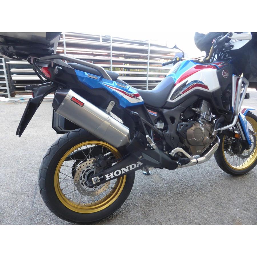 CRF1000L アフリカツイン Prisma チタン スリップオンマフラー MASS Exhaustの画像