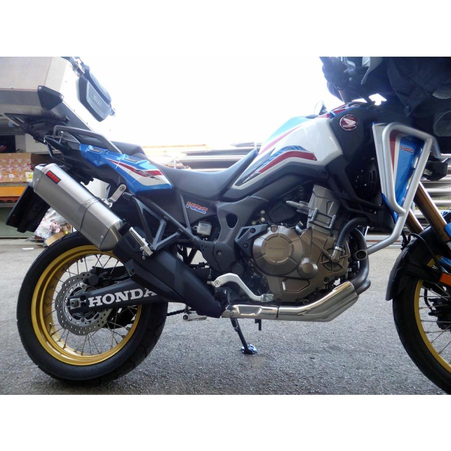 CRF1000L アフリカツイン Prisma チタン スリップオンマフラー MASS Exhaustの画像