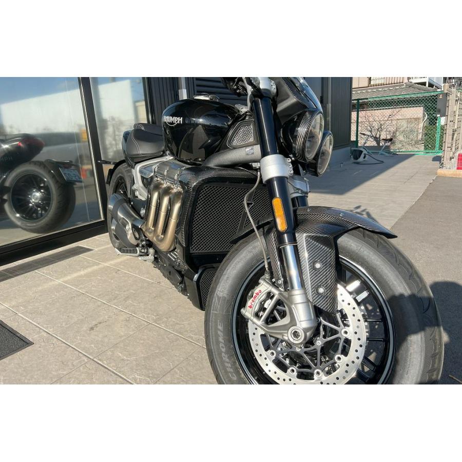 triumph rocket3R カーボンフェンダー トライアンフ ロケット3R/ロケット3GT フロントフェンダー ドライ
