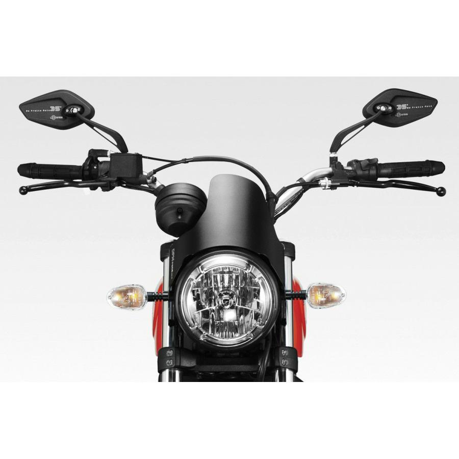 DUCATI スクランブラー400 Sixty2 ウインドスクリーン アルミ ブラック