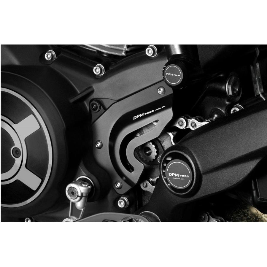 DUCATI スクランブラー 400/800 スプロケットカバー アルミ ブラック