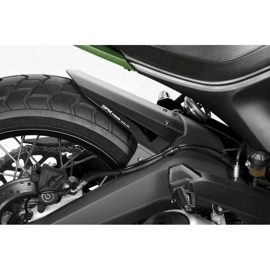 DUCATI スクランブラー800 15-22 リアフェンダー アルミ ブラック DPM