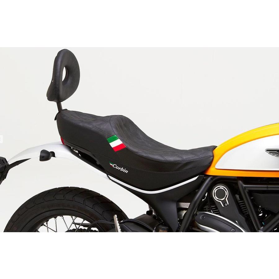 コルビン Ducati スクランブラー 800 シート ガンファイターレディ