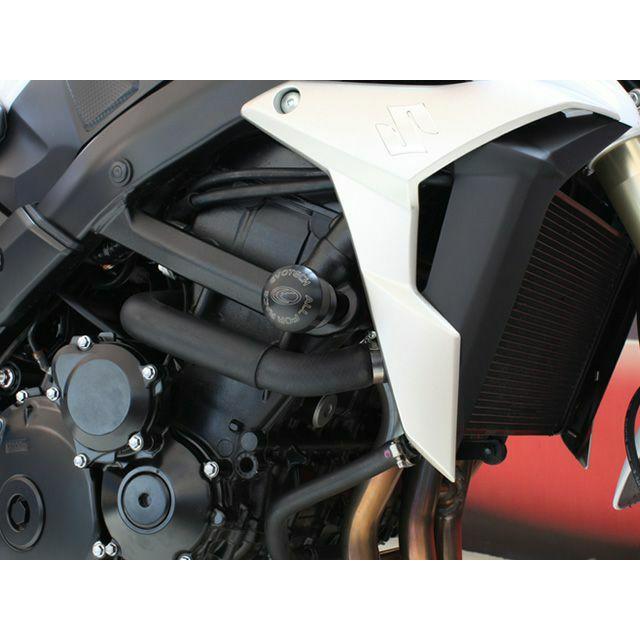 【アウトレット】EVOTECH（エボテック） フレームスライダー ブラック スズキ GSR 750 (2009-)の画像