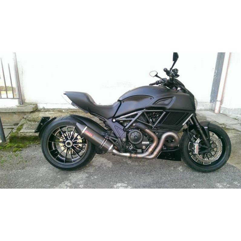ドゥカティ ディアベル オーバルカーボン スリップオンマフラー MASS Exhaust_1