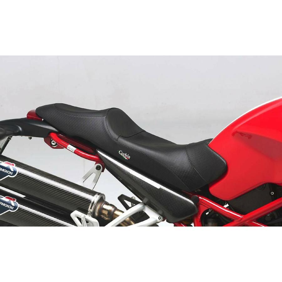 Corbin デュアルサドル シート スタイルと快適性を兼ね備え モンスター