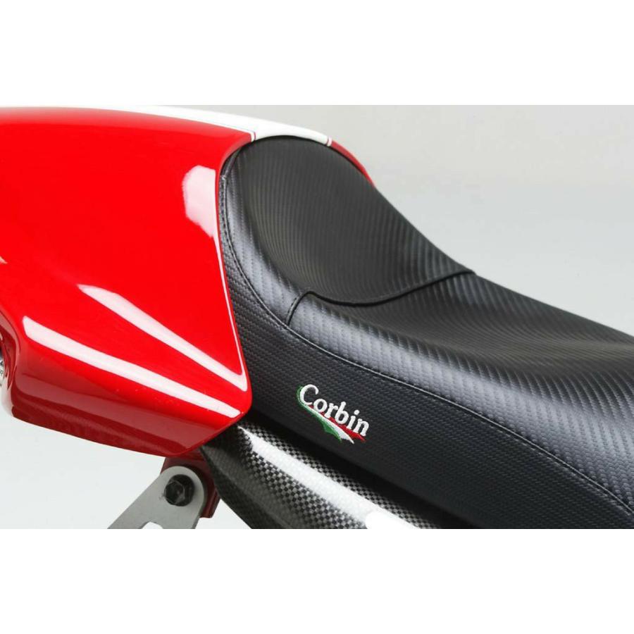 Corbin デュアルサドル シート スタイルと快適性を兼ね備え モンスター