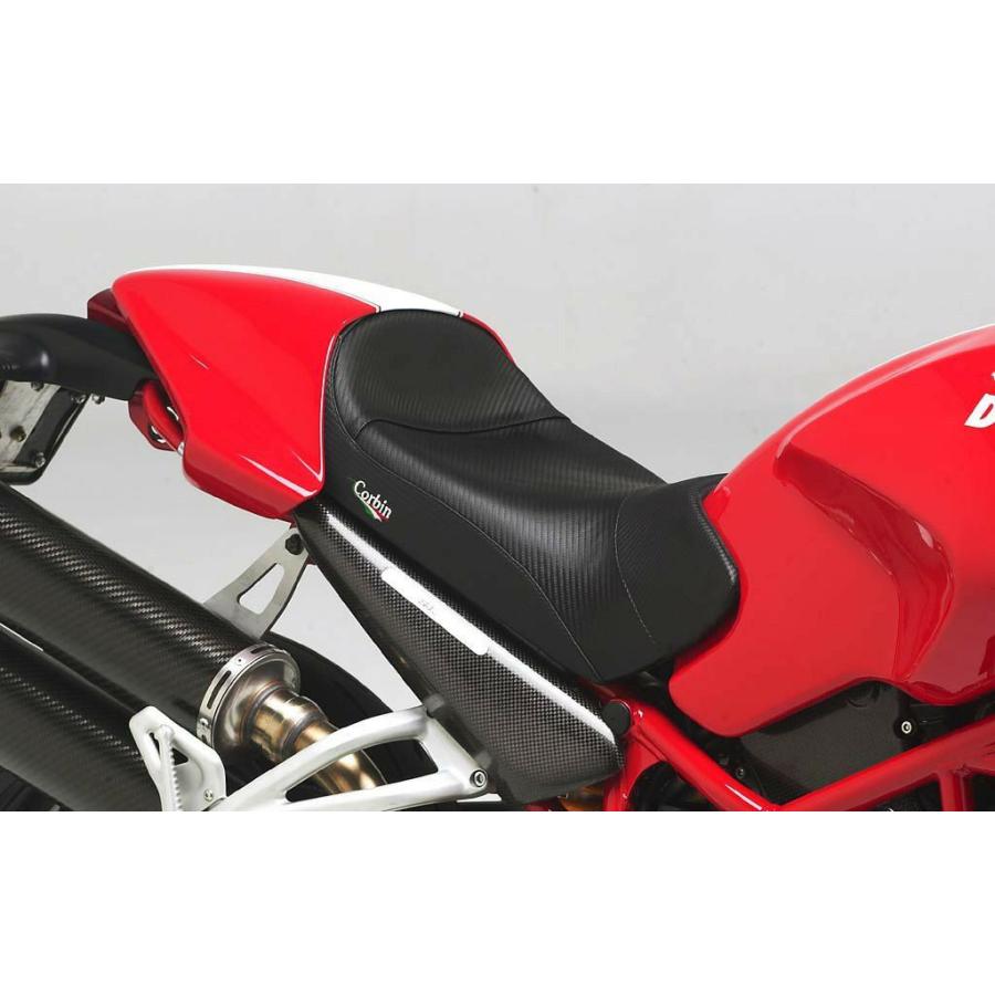Corbin デュアルサドル シート スタイルと快適性を兼ね備え モンスター