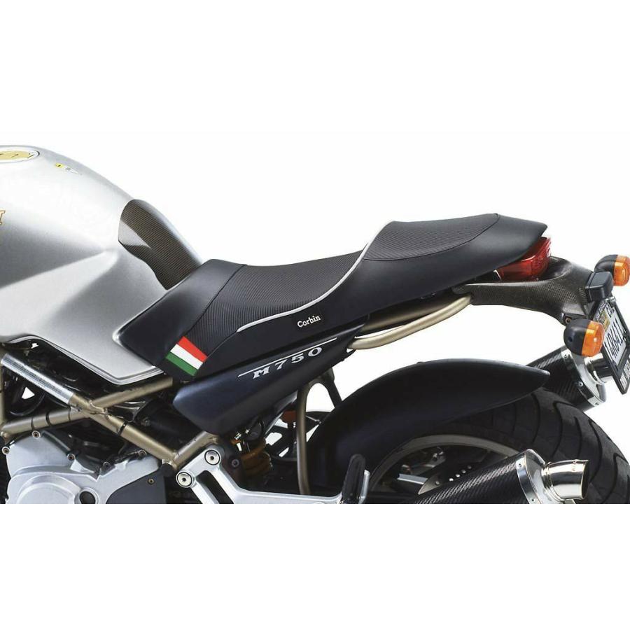 Corbin デュアルサドル シート スタイルと快適性を兼ね備え モンスター
