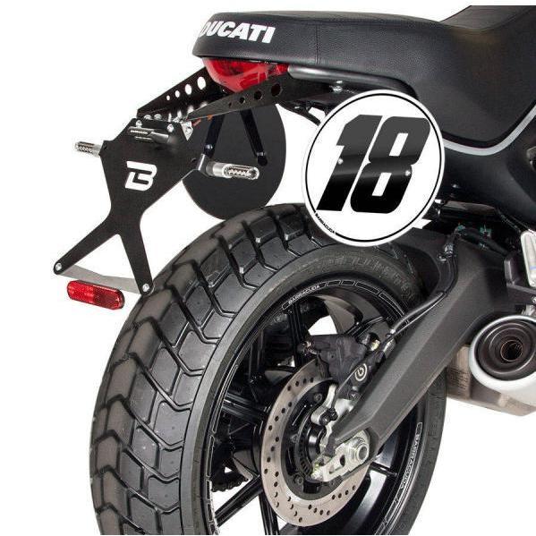 ドゥカティ スクランブラー 800 Ducati Scrambler フェンダーレス ブラック バラクーダの画像