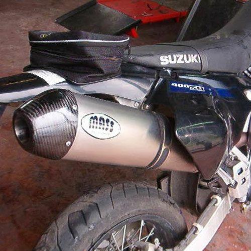 DRZ400 オーバルチタン スリップオンマフラー カーボンチップ MASS