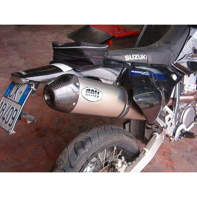 DRZ400 ロケッツマフラー DRZ400 オーバルチタン スリップオンマフラー カーボンチップ MASS