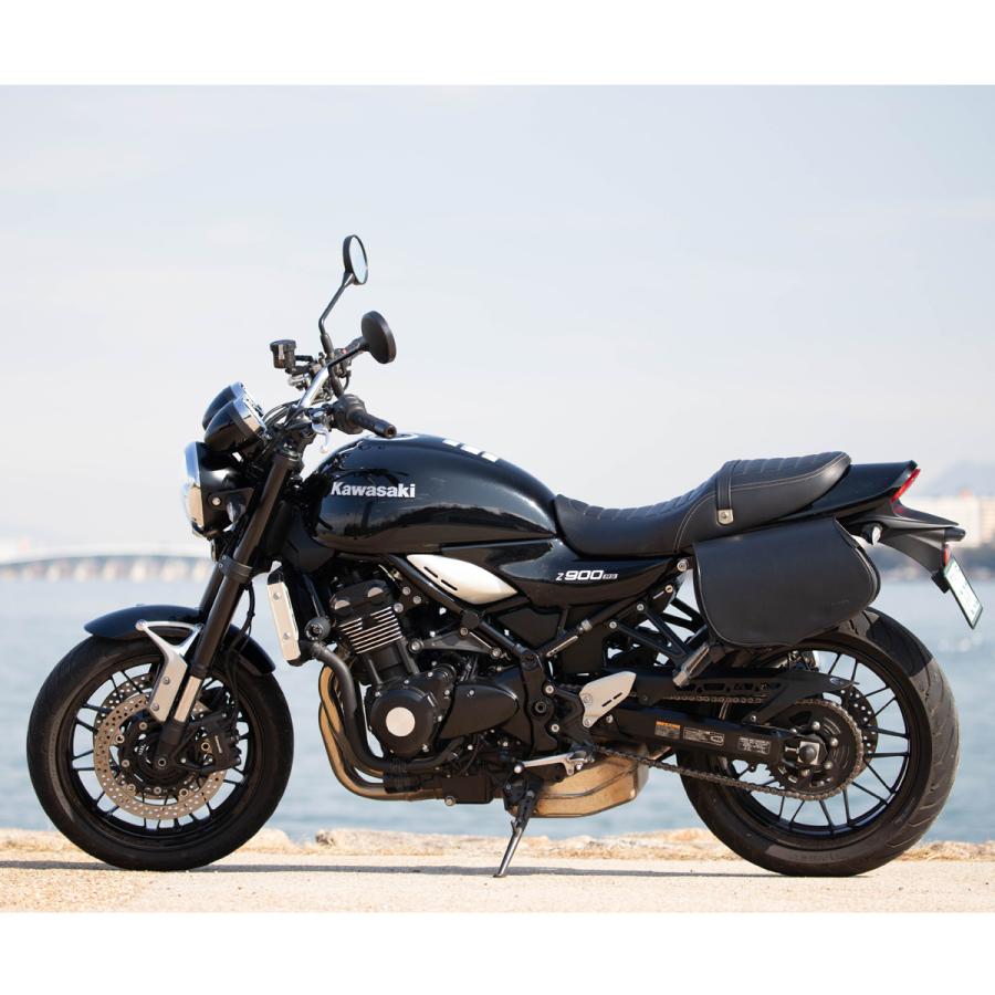 カワサキ Z900RS/CAFE シンセティックレザーサドルバッグ 9L