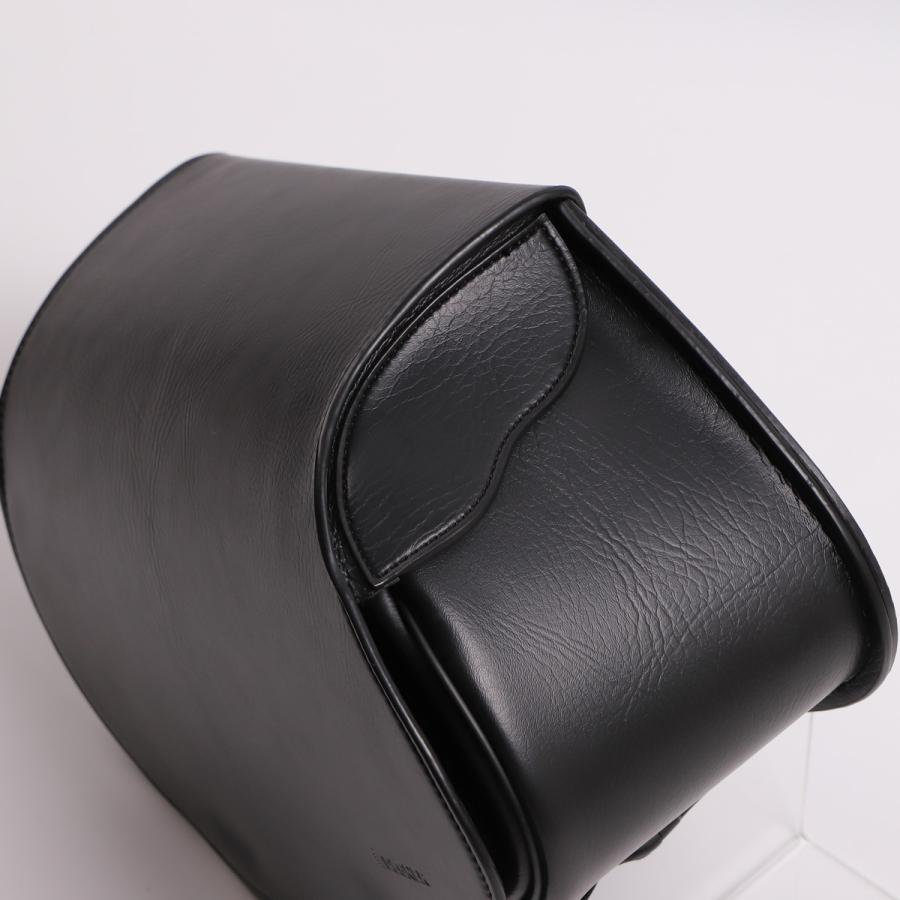 カワサキ Z900RS/CAFE シンセティックレザーサドルバッグ 9L ブラック