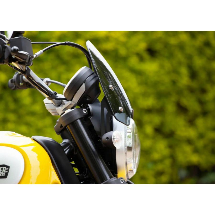 DUCATI スクランンブラー スクリーン クラシックS3  ライトスモーク DART FLYSCREENの画像