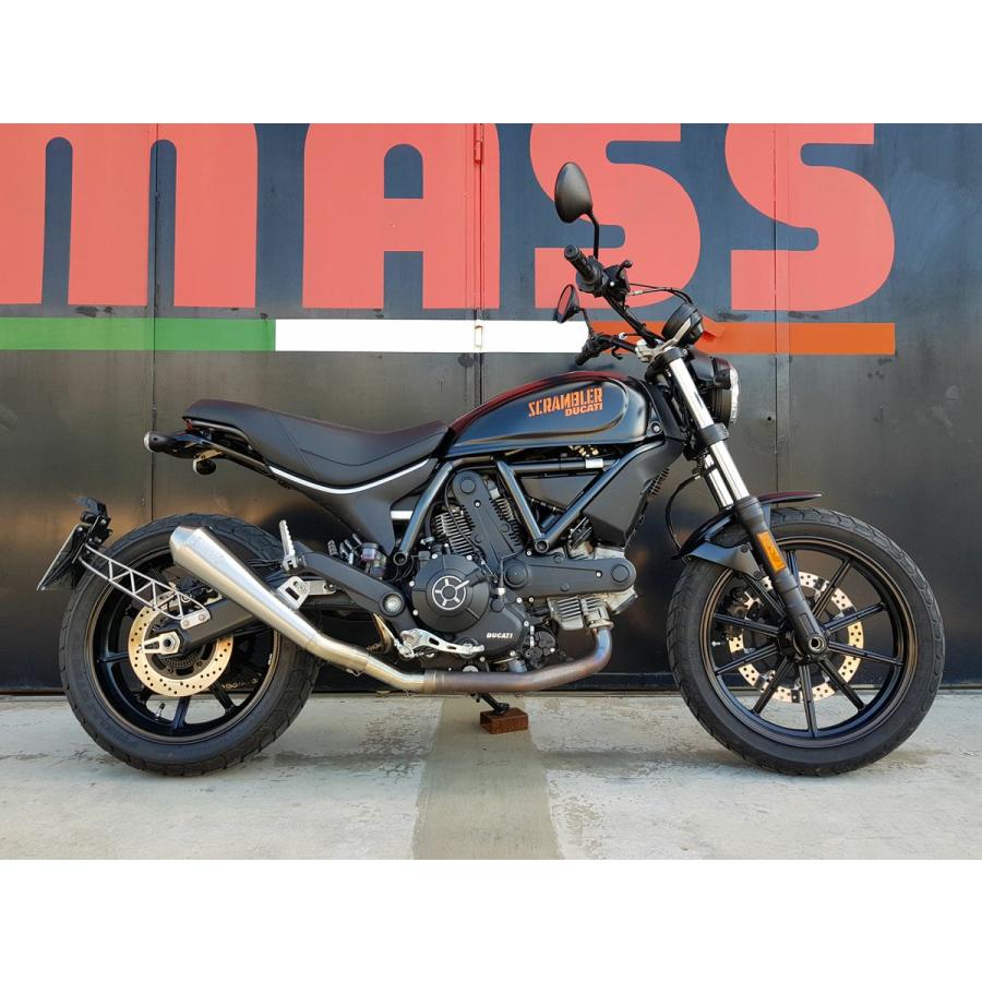 ドゥカティ スクランブラー400 Sixty2 ステンレス Tromb スリップオンマフラー ポリッシュ(レーシング) MASS Exhaustの画像