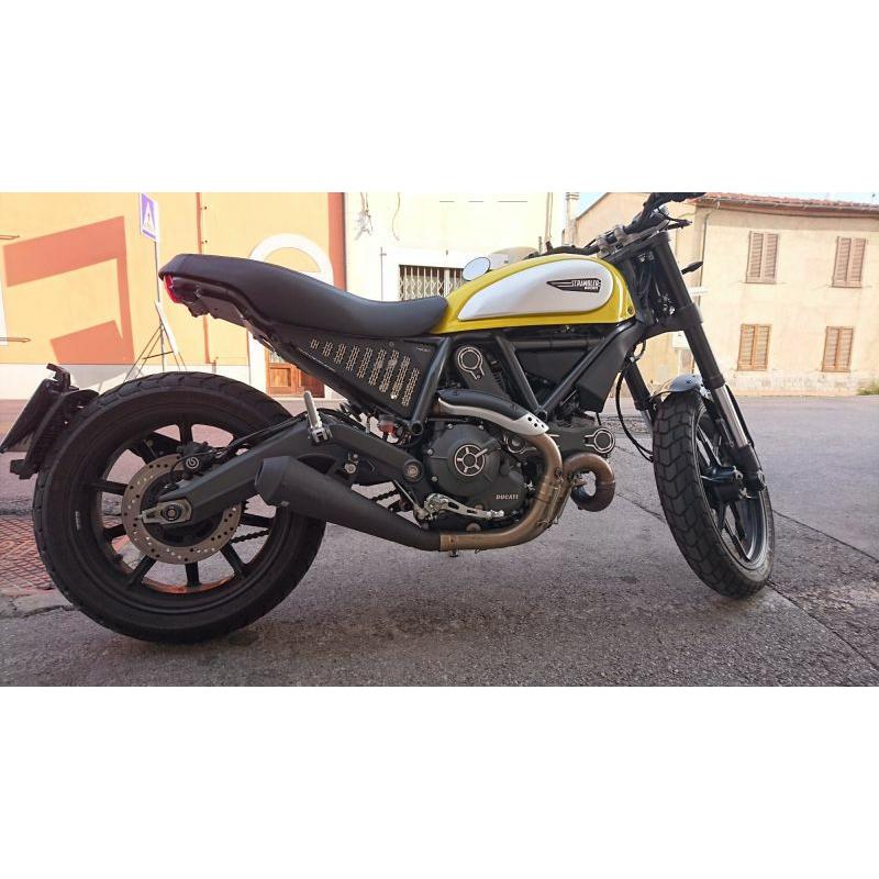 ドゥカティ スクランブラー800 ステンレス Tromb スリップオンマフラー