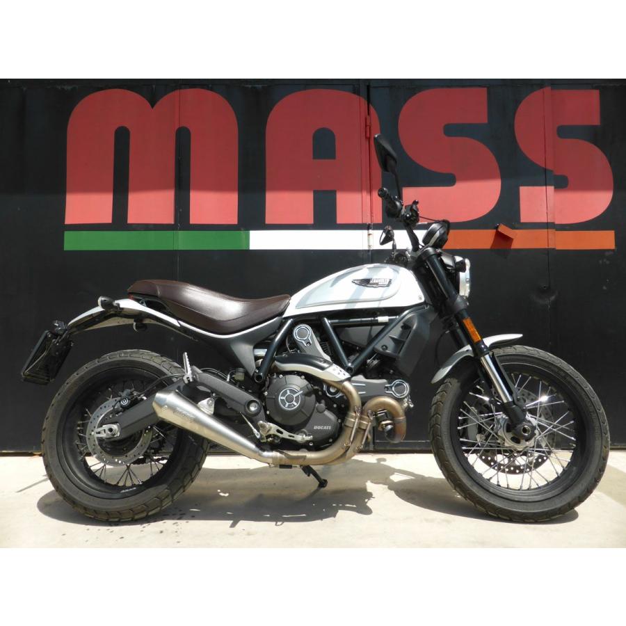 ドゥカティ スクランブラー800 ステンレス Tromb スリップオンマフラー