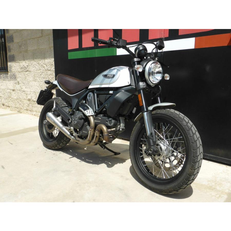 ドゥカティ スクランブラー800 ステンレス Tromb スリップオンマフラー