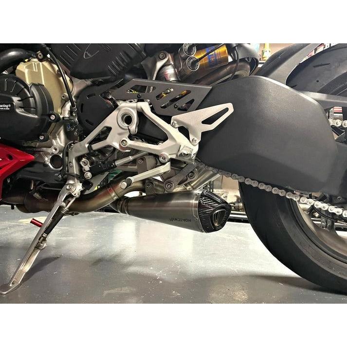 パニガーレV4/S/SP2/R 23- チタン スリップオンマフラー カーボンエンド Vandemon(ヴァンデモン パフォーマンス) DUCATI｜motoparts｜08