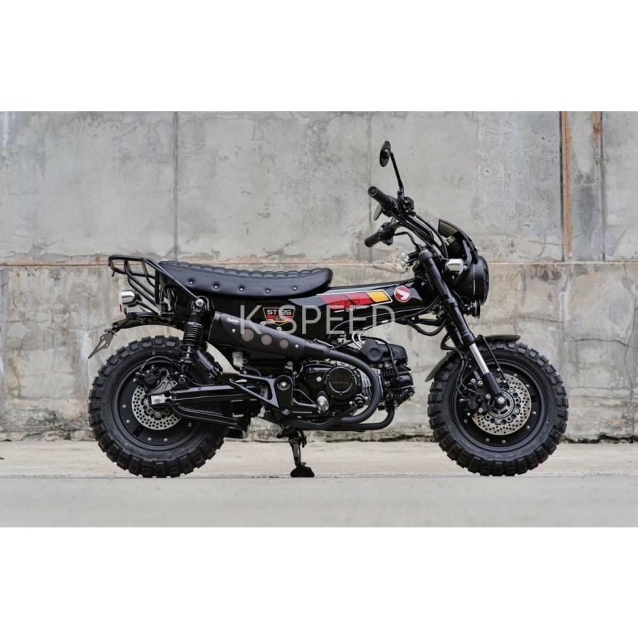 ホンダ ダックス125 シート スクエアパターン Diabolus ブラック ホンダ ダックス125 シート スクエアパターン Diabolus ブラック
