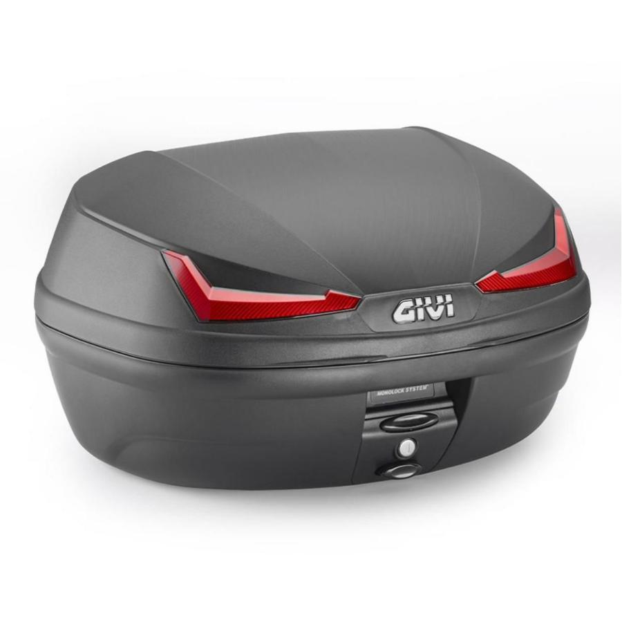 ジビ(GIVI) MONOLOCK 45L トップケース E455 シンプリー ブラック
