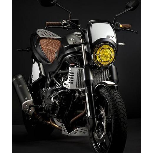 C-RACER スキッドプレート エンジンガード ブラック SV650 16