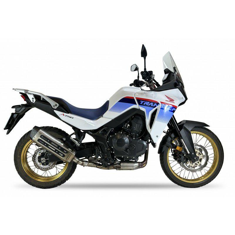 XL750 トランザルプ スリップオンマフラー MEGA XTREM TRAIL Eマーク付き イクシル_2