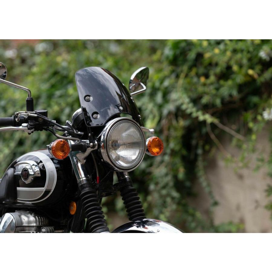 W650/W800 〜2018 スクリーン クラシックS3  ダークスモーク DART FLYSCREENの画像