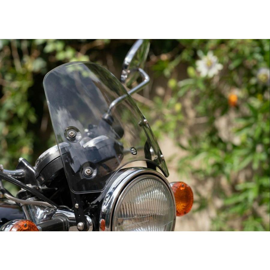 W650/W800 〜2018 スクリーン クラシックS3  ライトスモーク DART FLYSCREENの画像