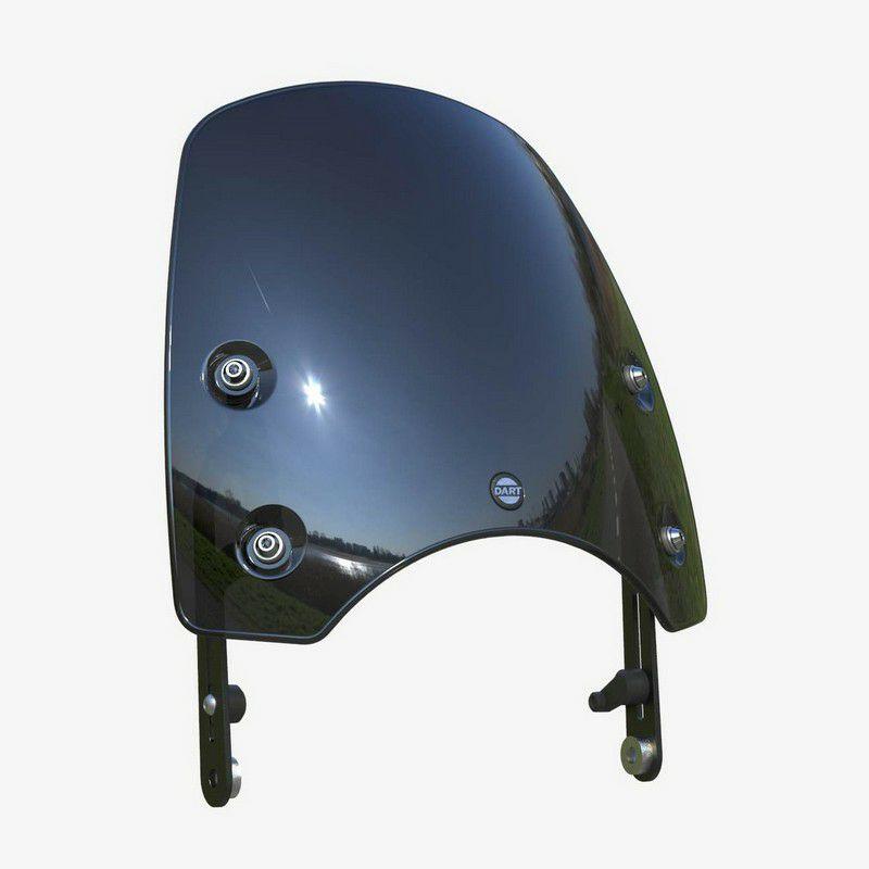 W650/W800 〜2018 スクリーン クラシックS3  ブラック DART FLYSCREENの画像