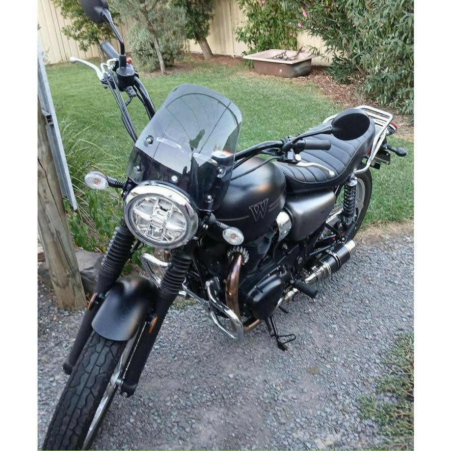 W650/W800 〜2018 スクリーン マーリンS3 ライトスモーク DART FLYSCREEN