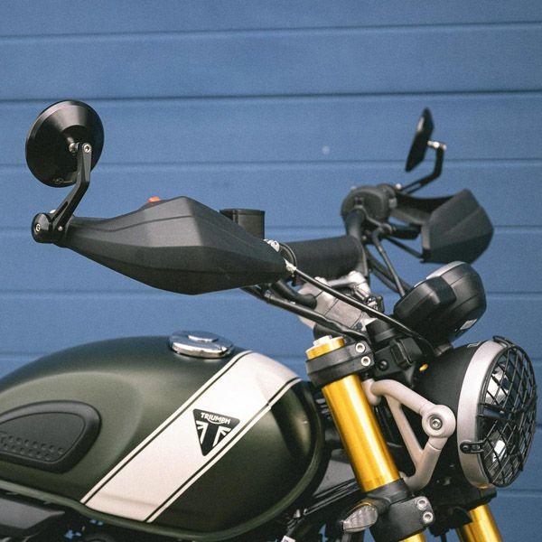 スピード400/スクランブラー400X E-マーク付き バーエンドミラー