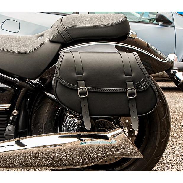 エンズクォイオ(Endscuoio) Hamburg レザー サイドバッグ 左側 BMW R18 