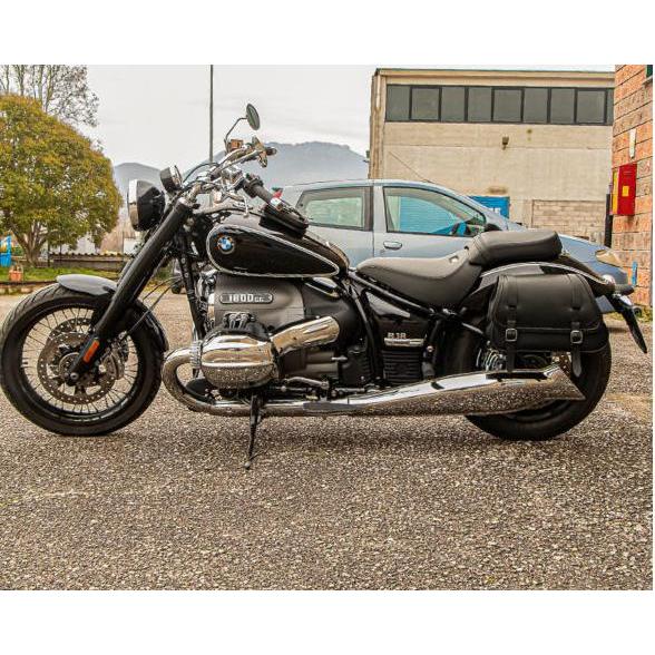 エンズクォイオ(Endscuoio) Munich レザー サイドバッグ 左側 BMW R18