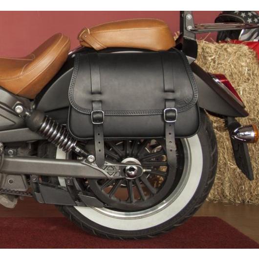 エンズクォイオ(Endscuoio) Sioux レザー サイドバッグ 左側 Indian