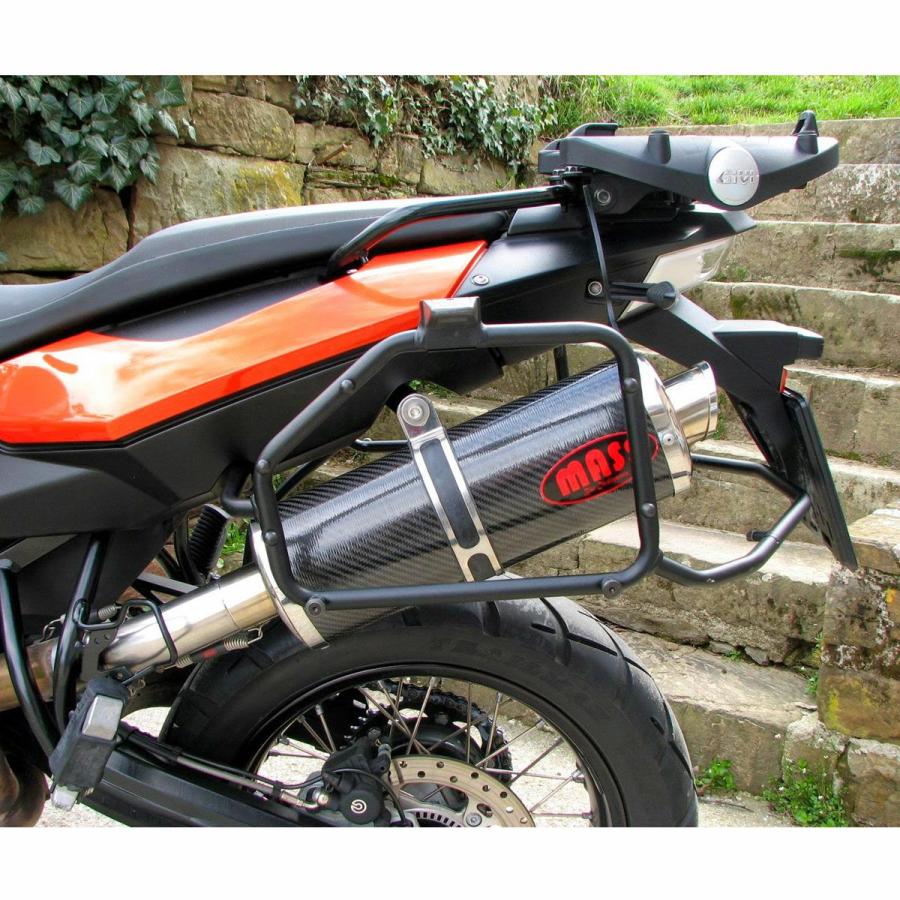 BMW F800GS オーバルカーボン スリップオンマフラー(レーシング) MASS Exhaust : モトパーツ バイクカスタムパーツ ...