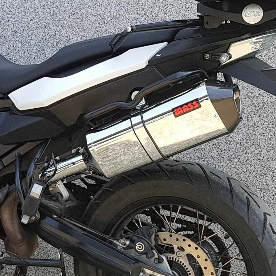 BMW F800GS Prisma ステンレス スリップオンマフラー ポリッシュ MASS Exhaust : モトパーツ バイクカスタム ...