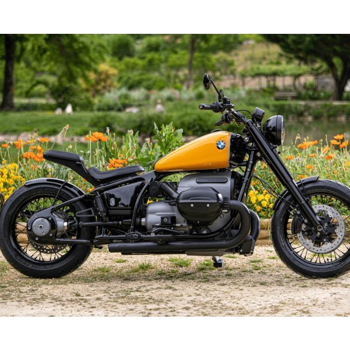 BMW R18 フルエキゾーストマフラー ブラック FCRオリジナル