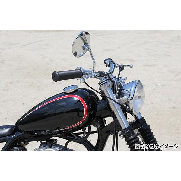 GOODS 5-3/4インチ ベイツライト クローム サイドマウント H4 グッズ(GOODS) 5-3/4インチ ベイツタイプヘッドライト クローム サイド