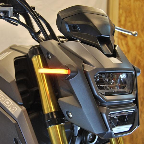 HONDA GROM用 ヘッドライト・ウィンカーセット NewRageCycles LEDフロントウィンカー GROM : モトパーツ バイク