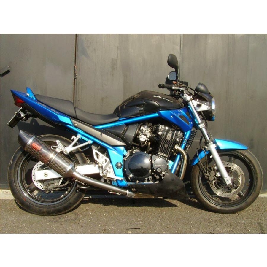 GSF1200/S バンディット 97-06 オーバルカーボン スリップオンマフラー