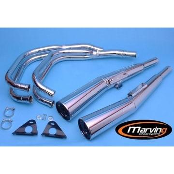 マービング(Marving) マフラー フルシステム 4/2 Master クロム EU公道走行認可 CB750KZ H/5001/BC