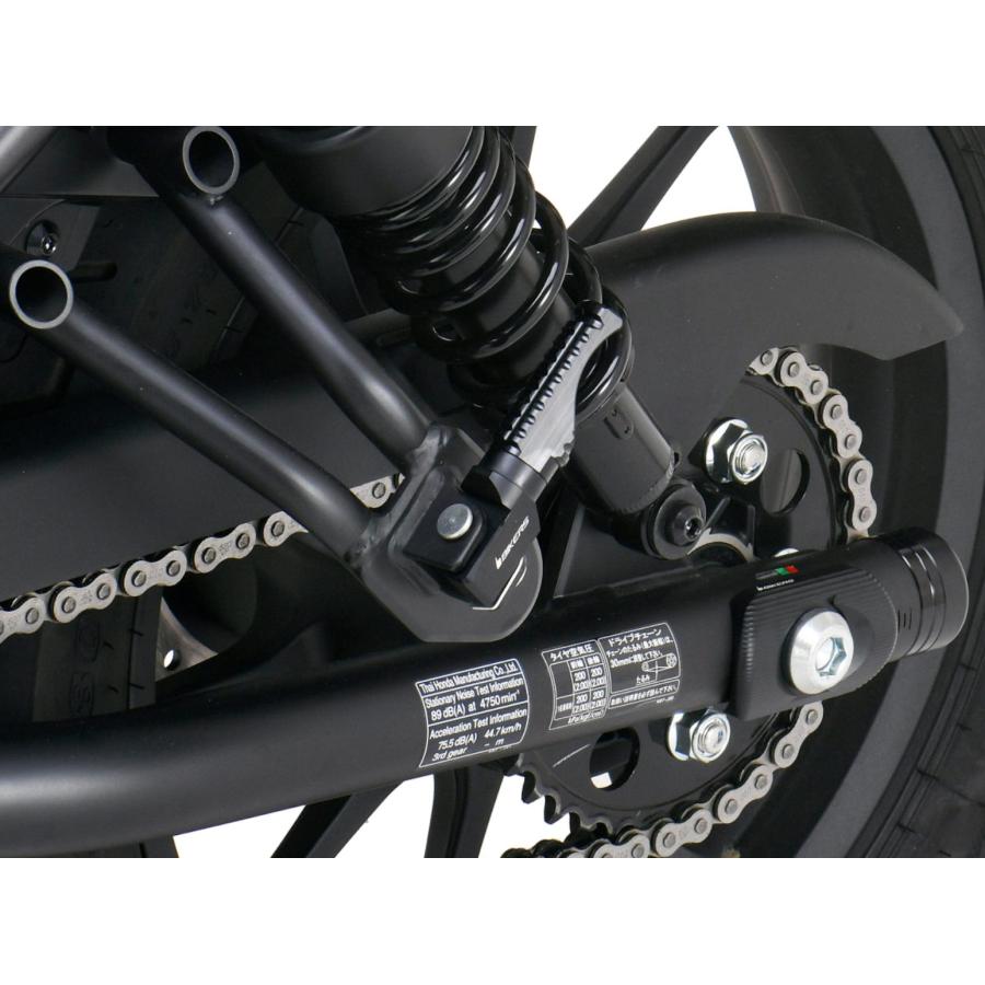 バイク BIKERS製レブル250 フットレスト 左右 黒 H0882 社外 新品