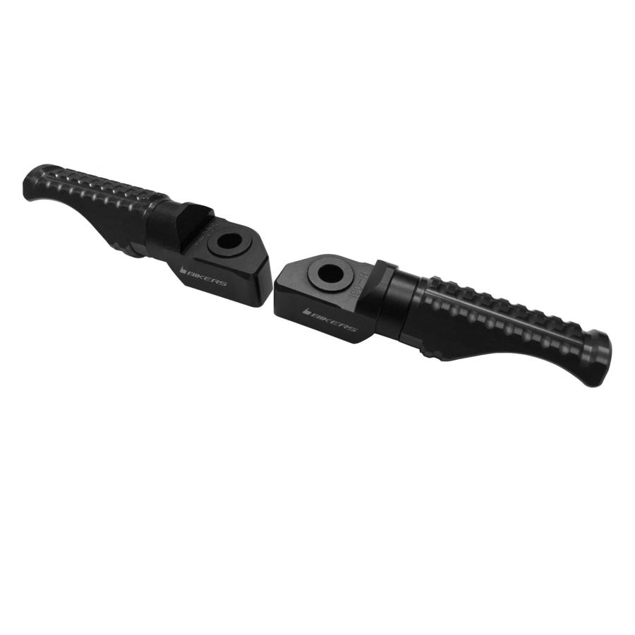 バイク BIKERS製レブル250 フットレスト 左右 黒 H0882 社外 新品