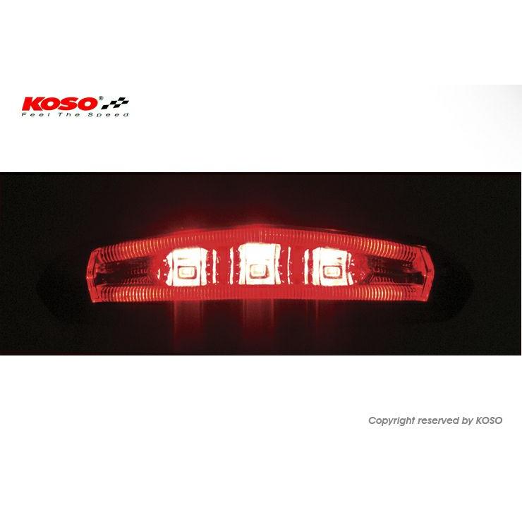 KOSO LED テールランプ スモークレンズ 