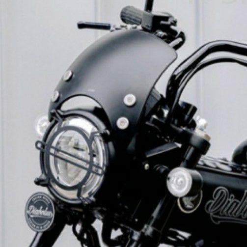 モンキーパーツ モンキー125 スクリーン Diabolus V2 マットブラック K-SPEED HM020