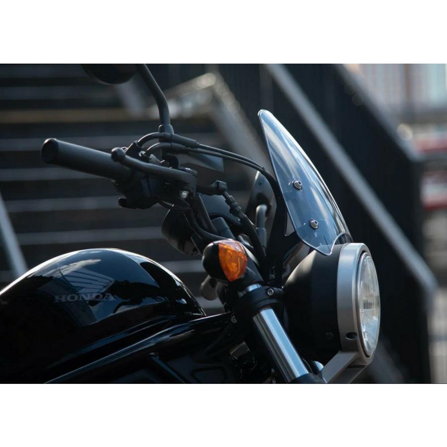 レブル250/500 スクリーン クラシックS3 ダークスモーク DART 