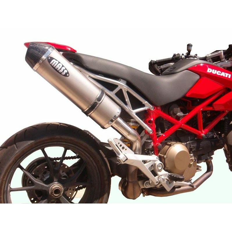 ドゥカティ ハイパーモタード1100 オーバルチタン スリップオン