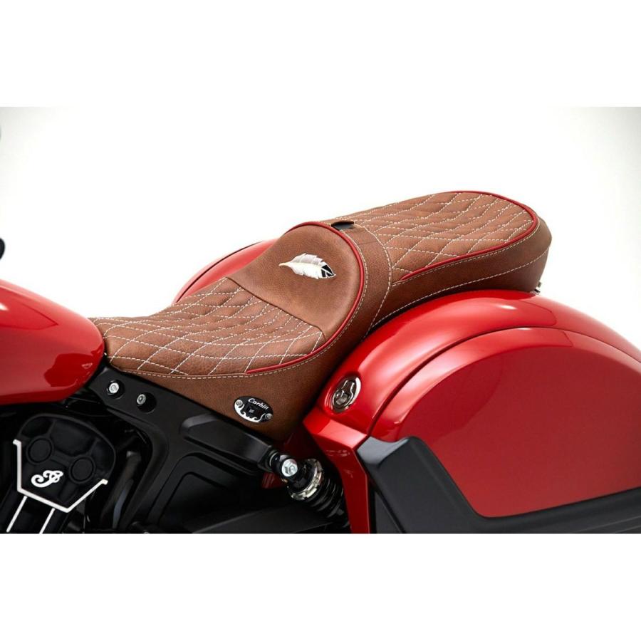 インディアン スカウト/SIXTY デュアルツアーサドル （シートヒーター